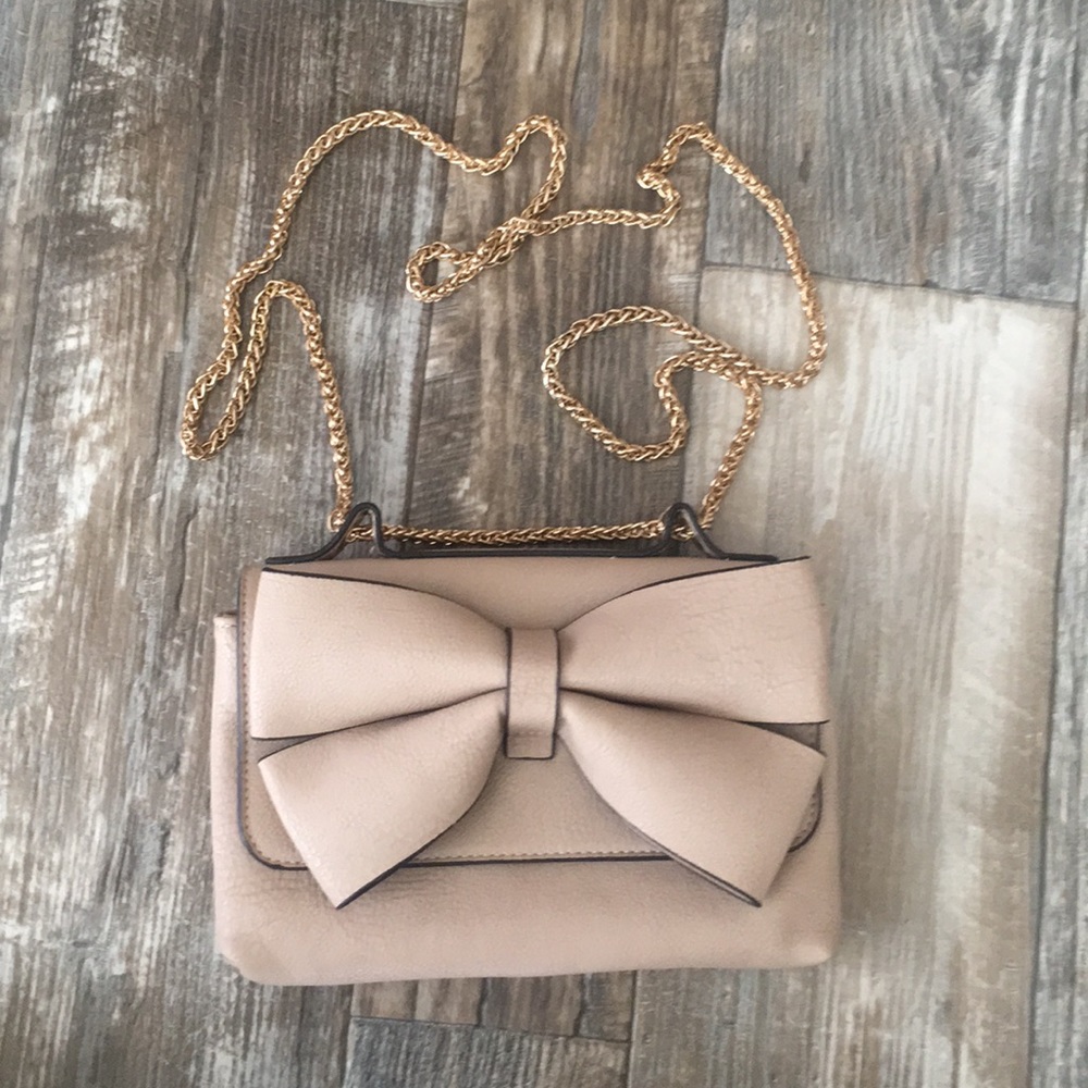 Charming Charlie beige purse